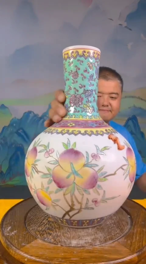 摆件景德镇陶瓷青花摆件84