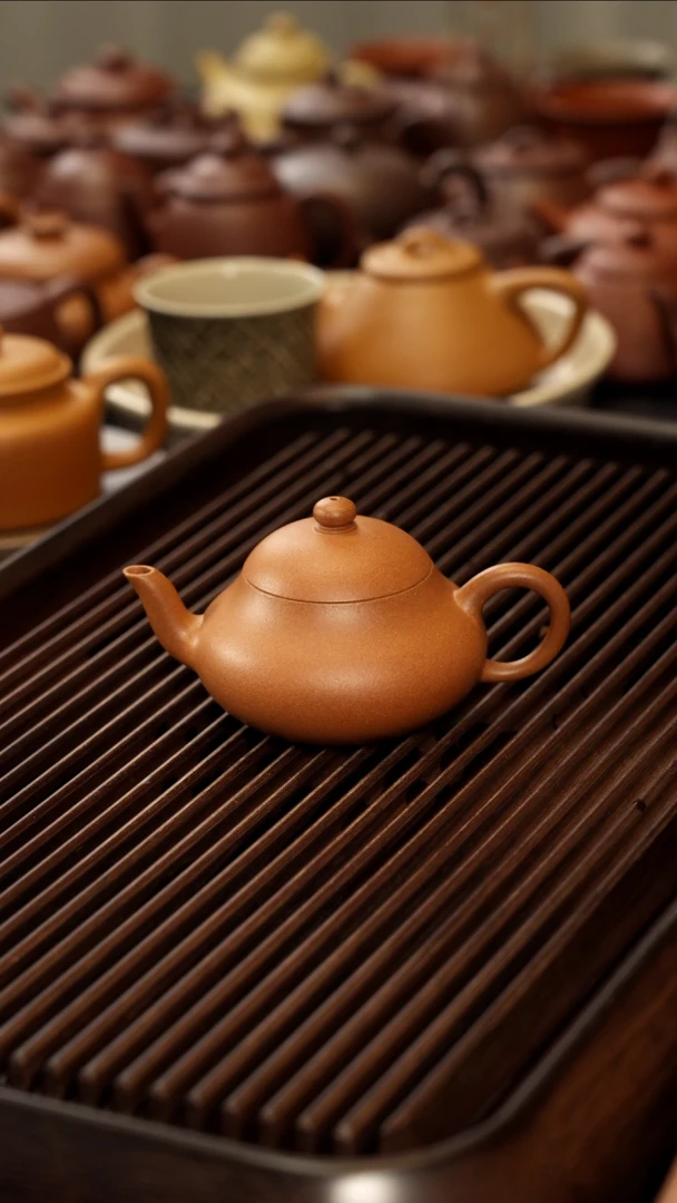 茶壶紫砂预定蜀南形体级【彩霞梨125cc】1个月交货