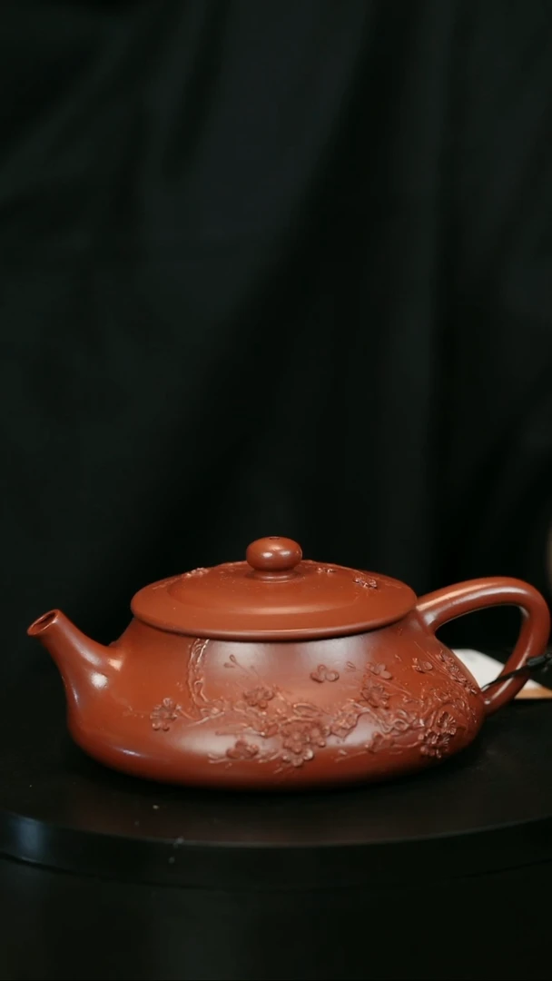 茶壶紫砂小**志H2002陈春芬梅花纳瓢