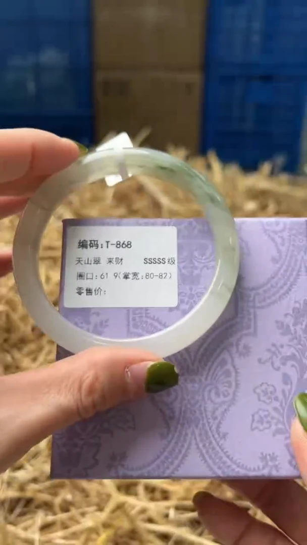 未镶嵌手镯石英质玉T868