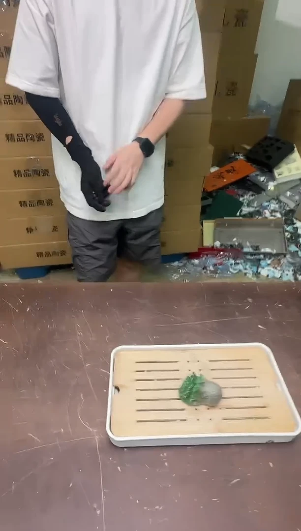 瓷片小强茶具套装
