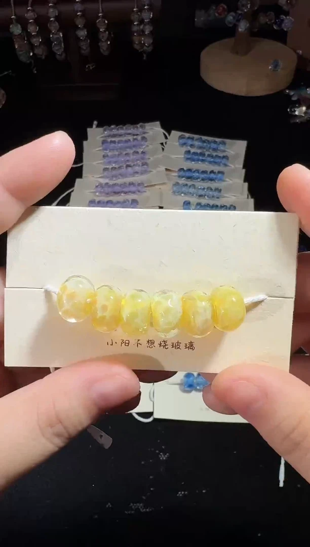 颈饰玻璃手工琉璃珠珠66