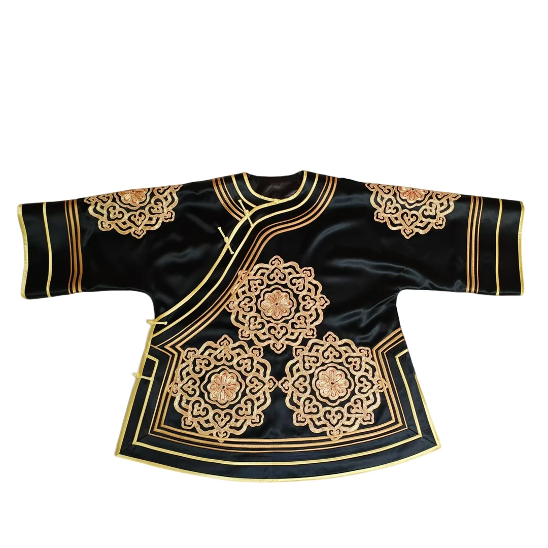 锦帛花衣天下原创非遗重工刺绣新中式国风春秋上衣女款唐装太太服