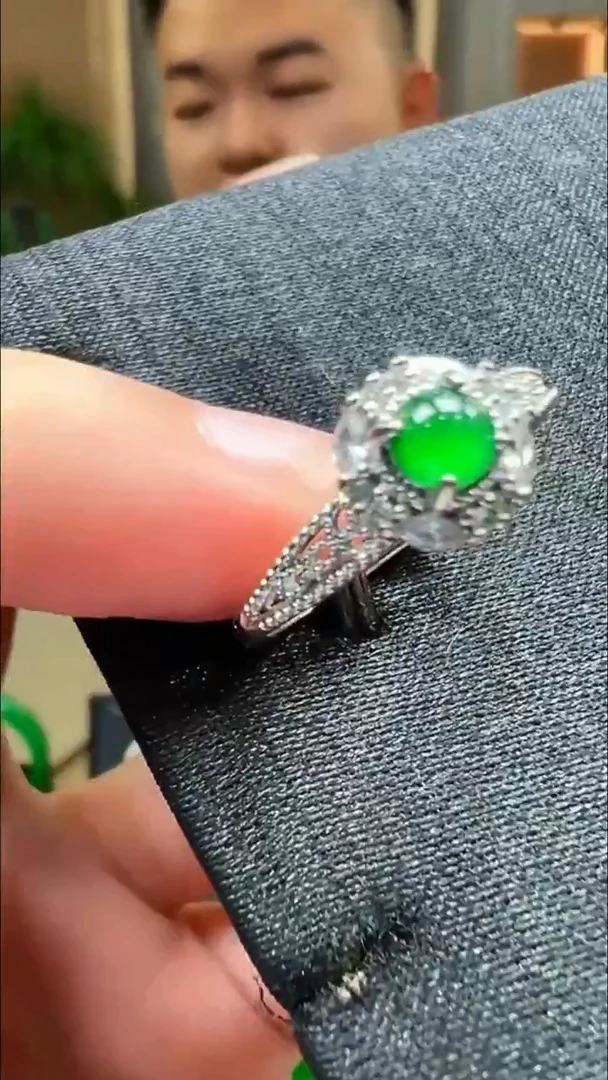 未镶嵌戒指翡翠多样性发货