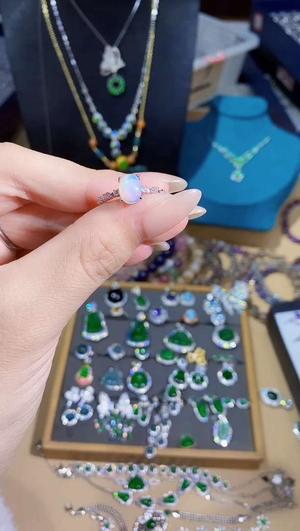 【闪购商品】欧泊戒指合金多样性发其一【61】