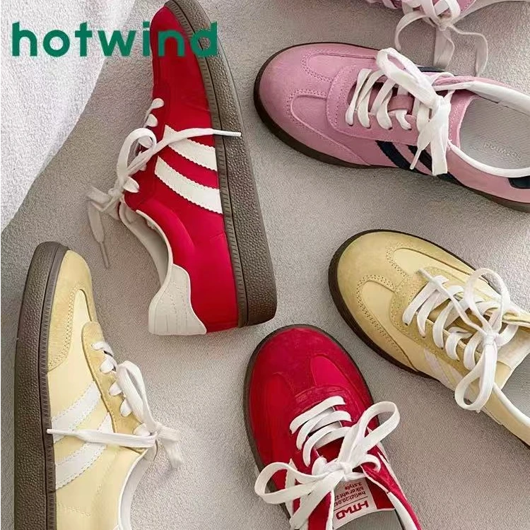 【热风商场专柜同款】2025年秋季流光风新款德训鞋子女ins潮牌百搭