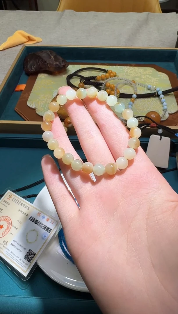 未镶嵌手链和田玉多样性发一件 723