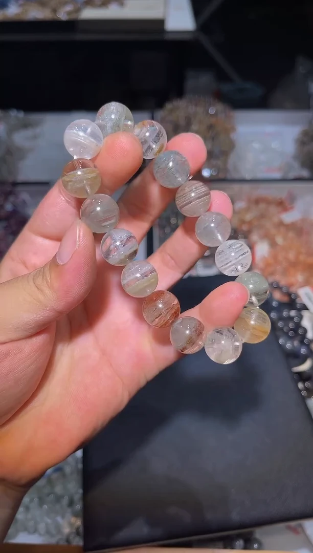 未镶嵌手链水晶L06-四季幽灵单圈多样性发其一