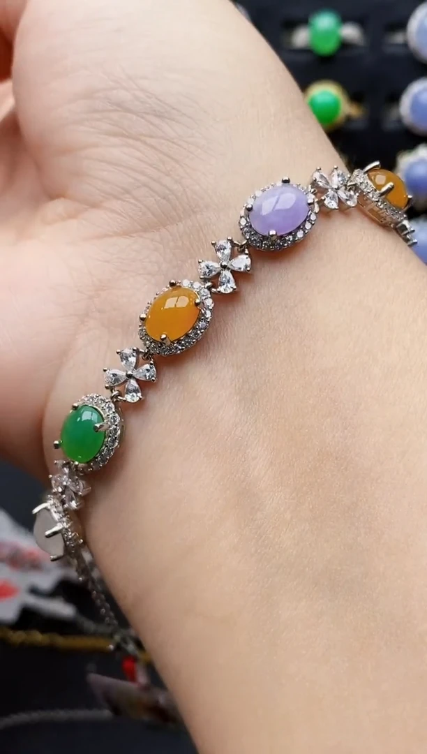 银S925镶嵌戒指翡翠4421