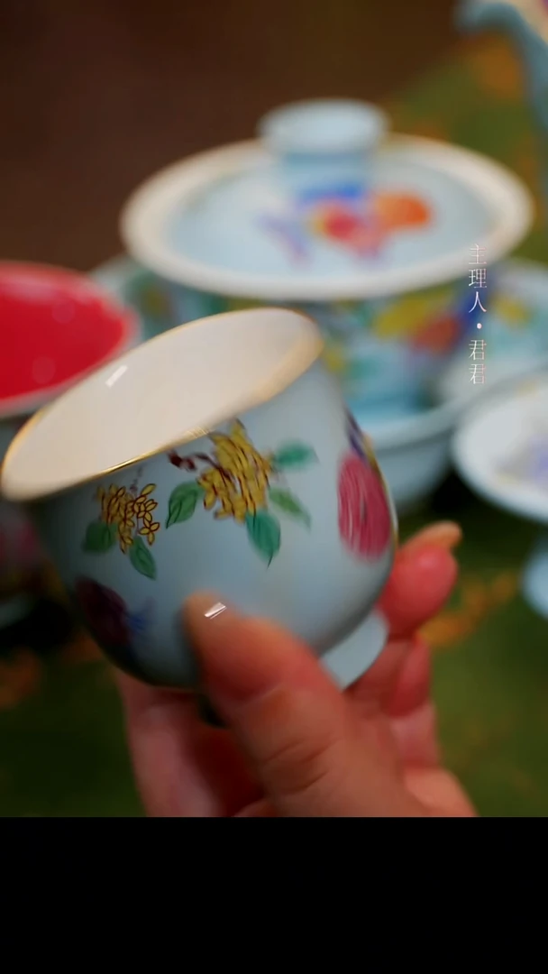 茶杯紫砂【宜景窑天漂系列】杯子