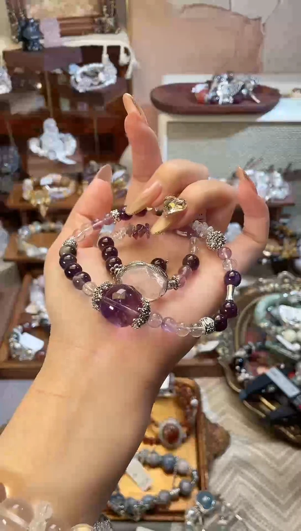 【闪购商品】水晶手串未镶嵌柚子原创水晶