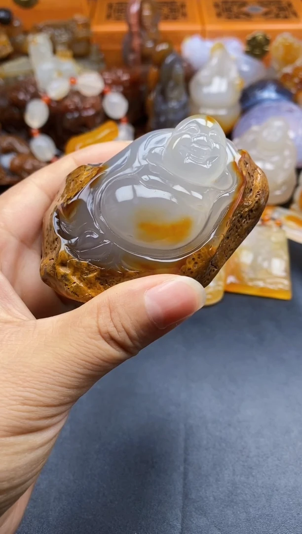 未镶嵌1玛瑙/玉髓肖*hh