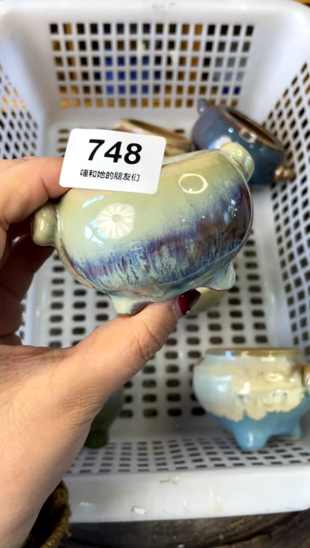 【闪购商品】陶748 内口4.7【多肉花盆多肉盆】