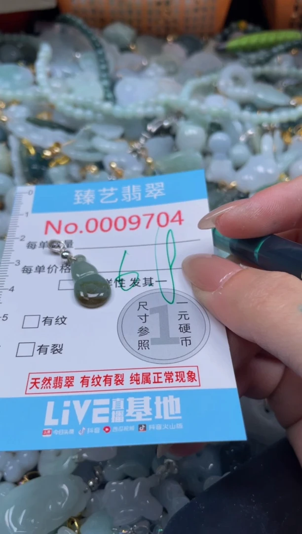 颈饰未镶嵌翡翠9704