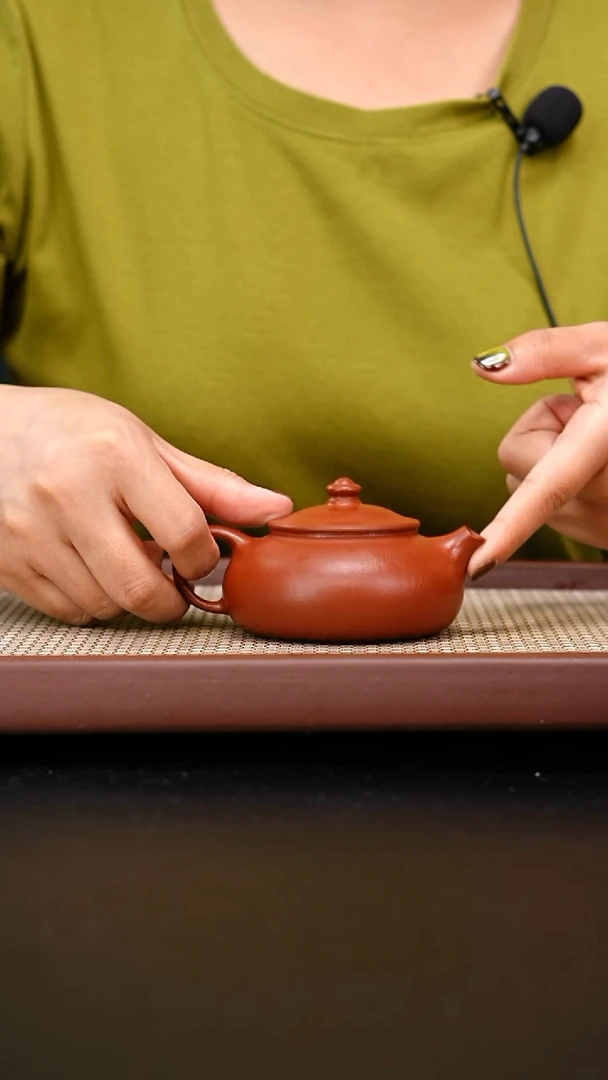 茶壶紫砂小煤窑朱泥粗砂寒江130肖