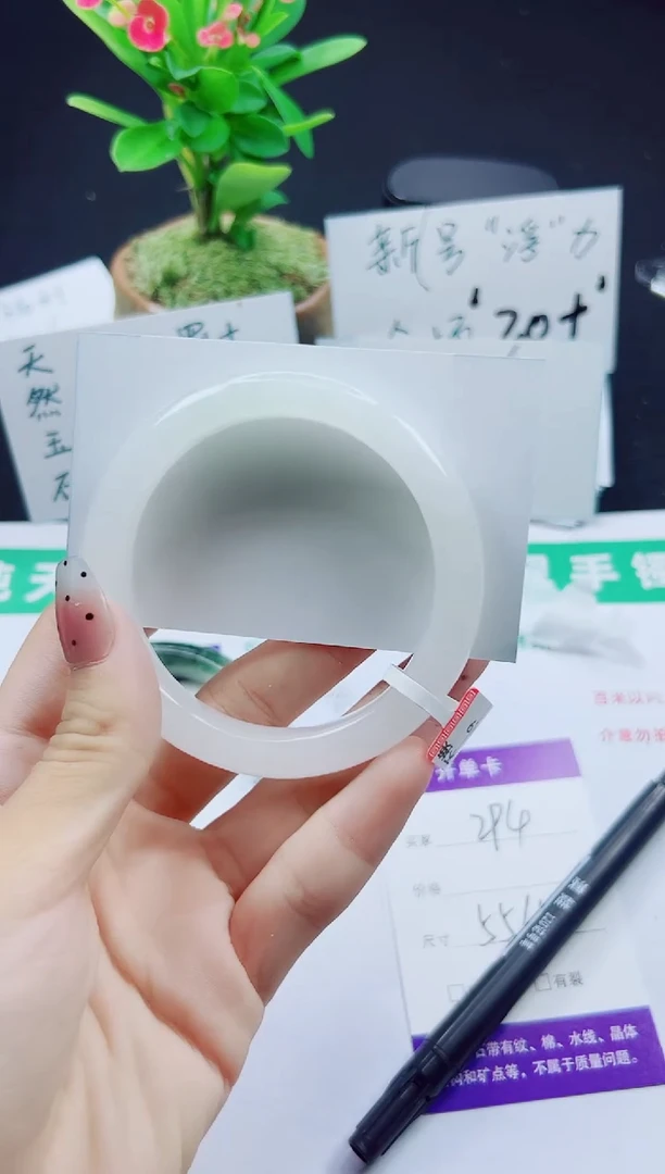 未镶嵌手镯石英质玉294-55/56