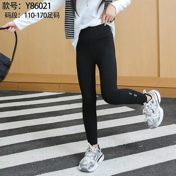 308310《现》精选女童高腰提臀日常百搭春秋款鲨鱼芭比裤