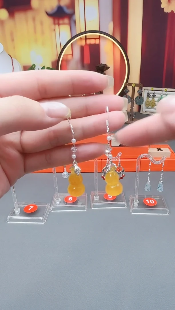 未镶嵌耳钉玛瑙/玉髓333 新款