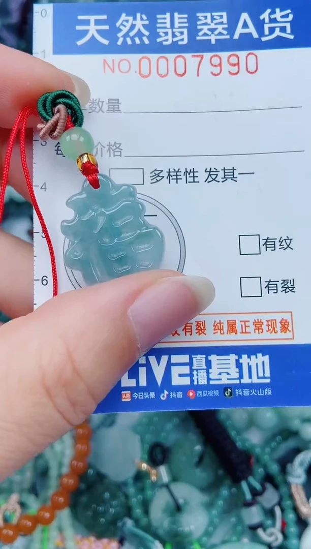 颈饰未镶嵌翡翠00007990