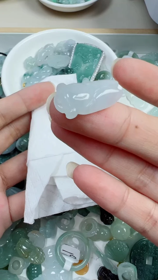 散珠翡翠清*97号链接，A货翡翠