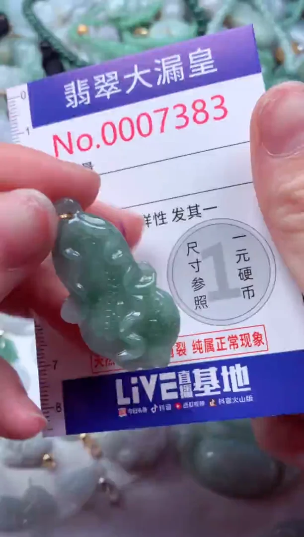 吊坠(不含链)未镶嵌翡翠7383