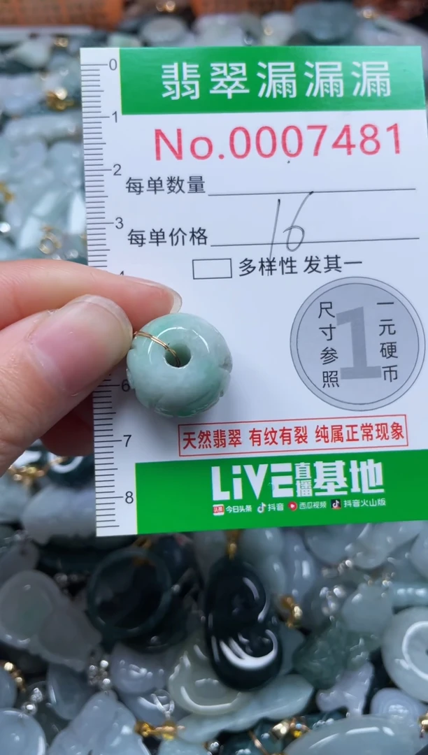 颈饰未镶嵌翡翠7481