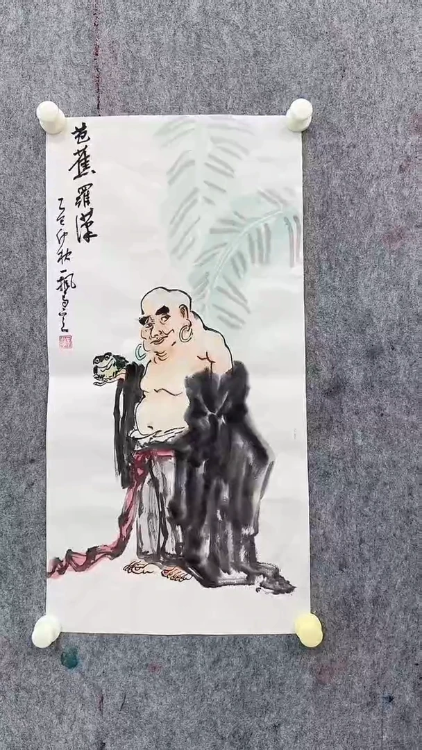 国画姜超2平尺国画作品