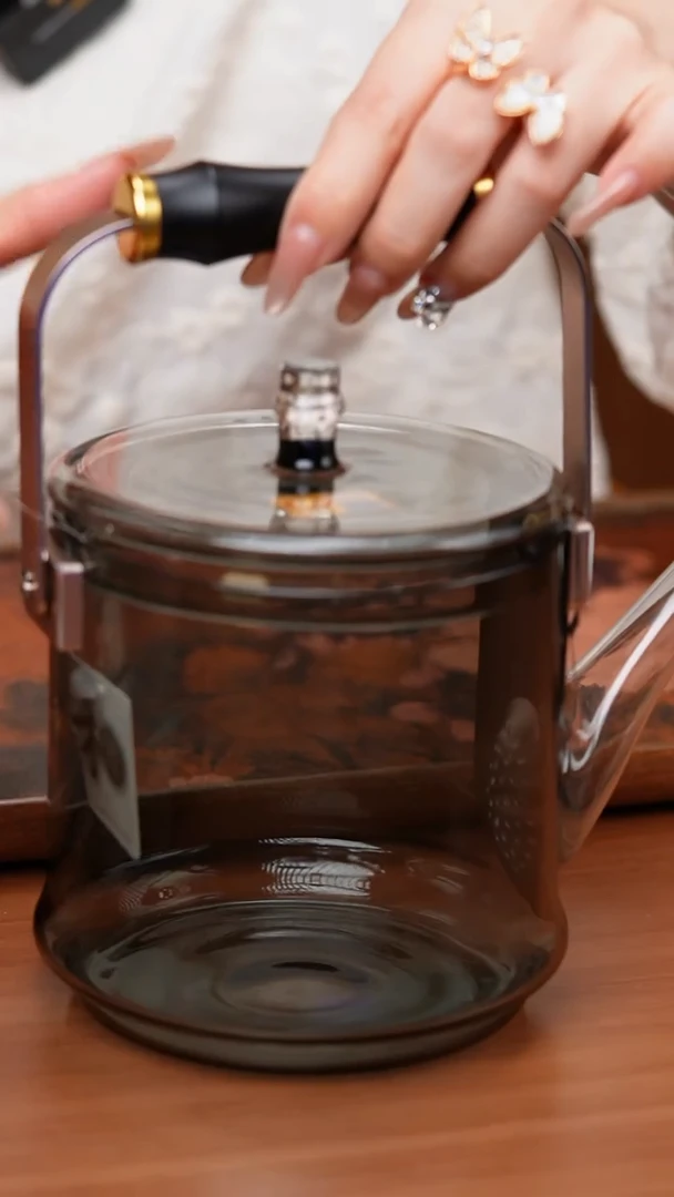 【闪购商品】禾器/烟灰君若壶/滤片款/紫光檀把