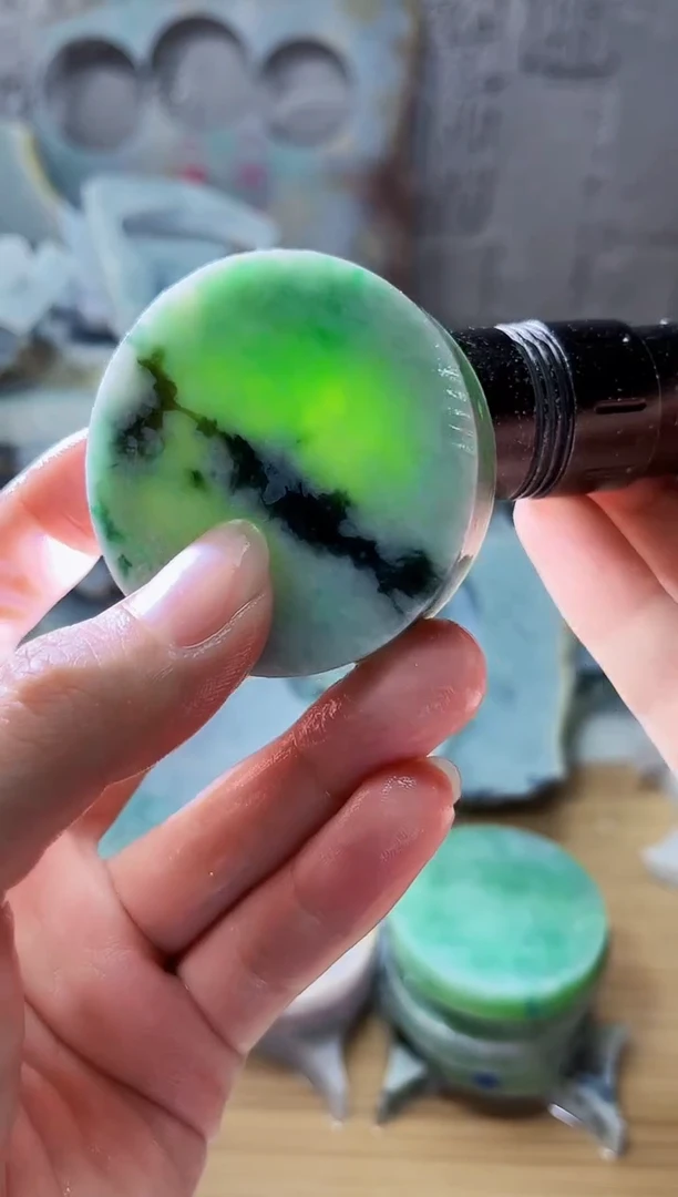 裸石翡翠天然翡翠A货056