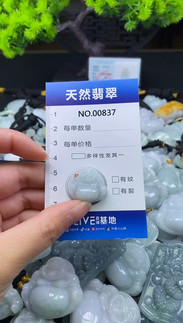 颈饰未镶嵌翡翠天然缅甸翡翠837