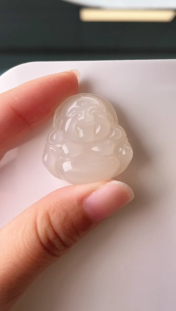 和田玉未镶嵌颈饰30佛公 xp