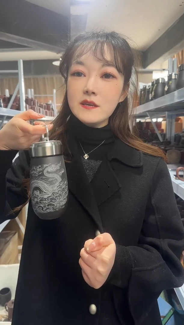 【闪购商品】紫砂盖杯紫砂盖杯石黄保温杯