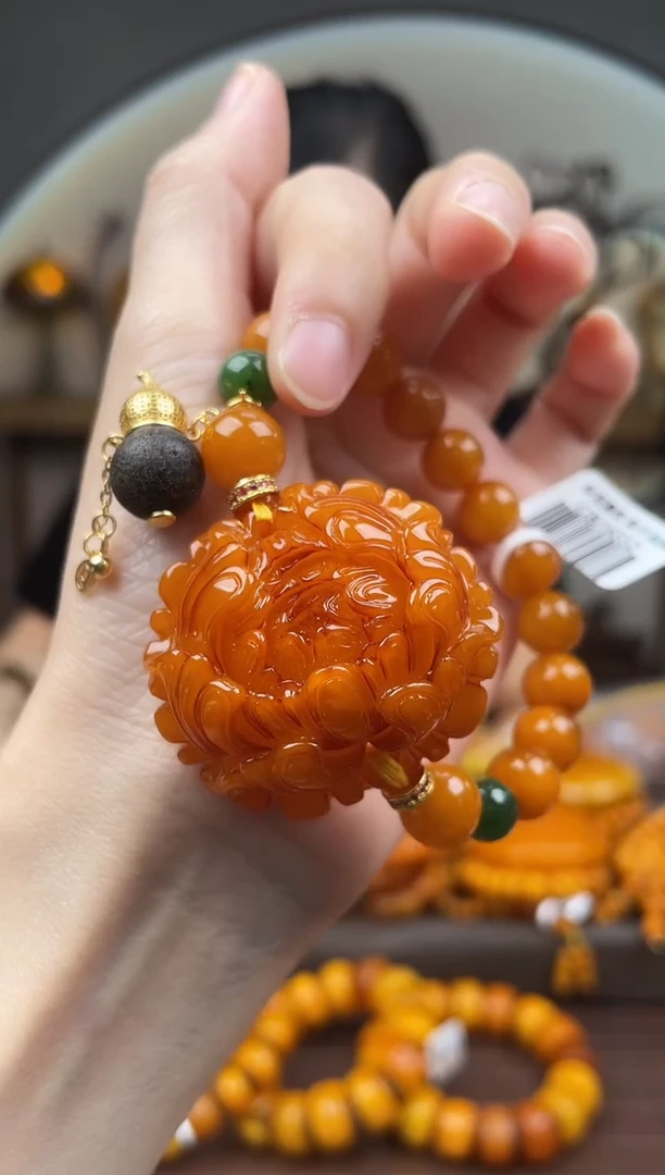 裸石琥珀未镶嵌首饰 假1赔4（多样性发货1件