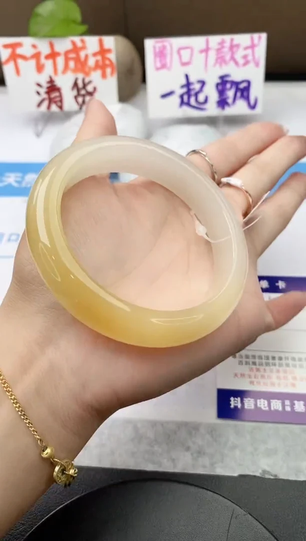 未镶嵌手镯石英质玉j174-HB61+