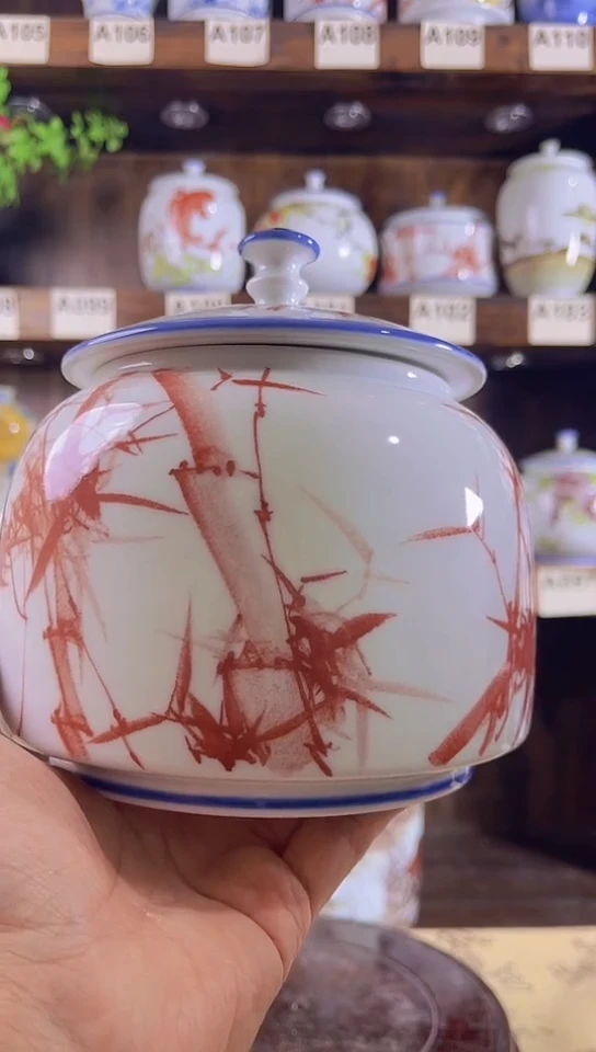 迎君陶瓷纯手工手绘   22