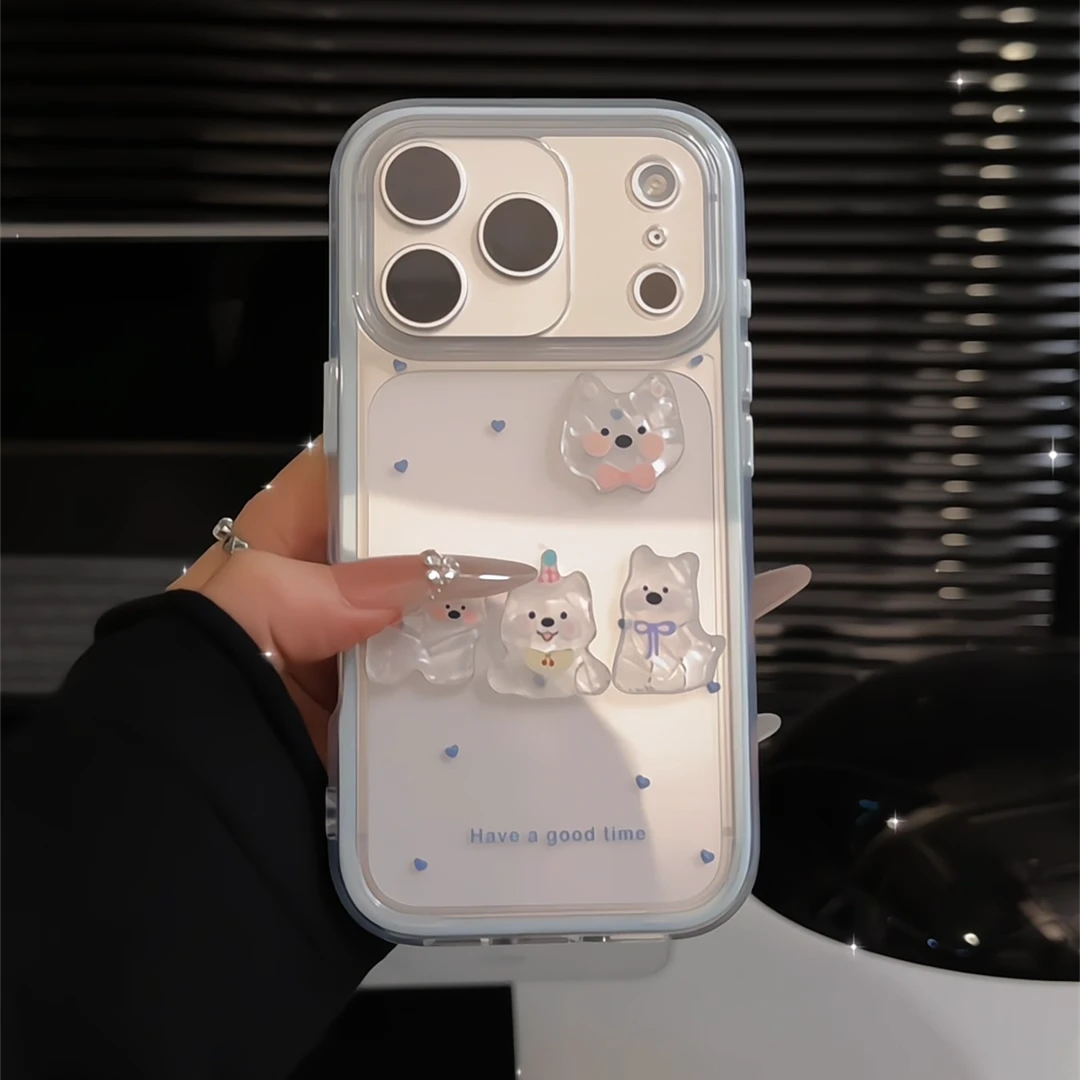 蓝底爱心适用苹果17pro手机壳16pm三合一炫彩华为mate荣耀小米17