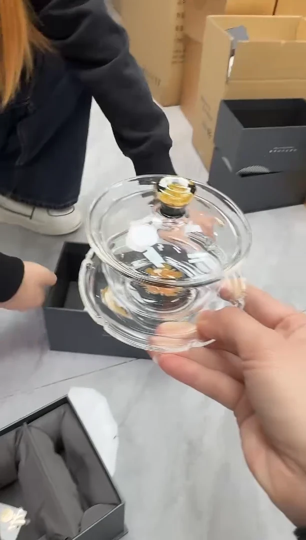 @@禾器花语涵韵沁莲盖碗-珀