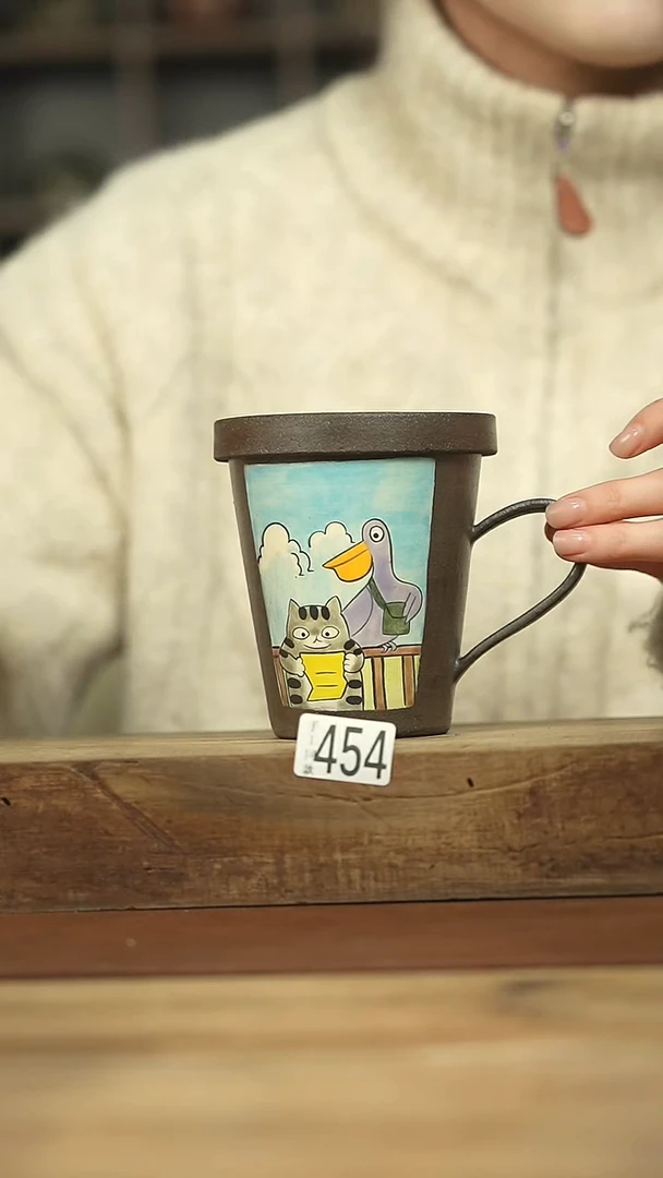 设计师手作款 喵喵系列杯