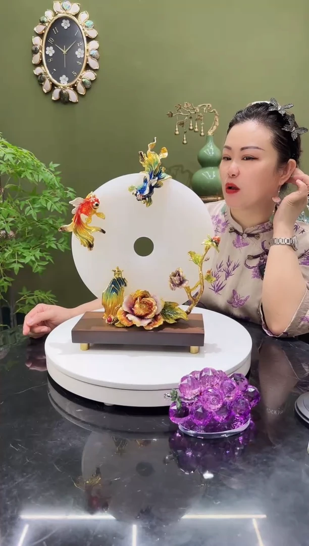 玉天然玉石，金玉满堂平安扣