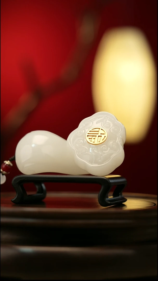 玉【平安如意】玉石摆件手把件