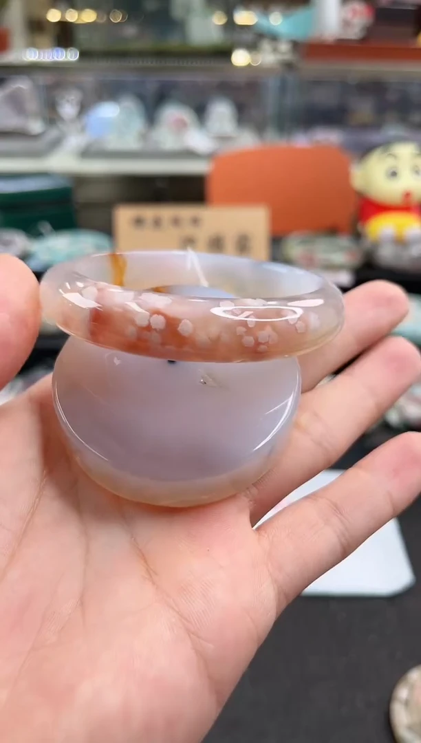 未镶嵌手镯石英质玉60圈口（赠品镯心）6455041