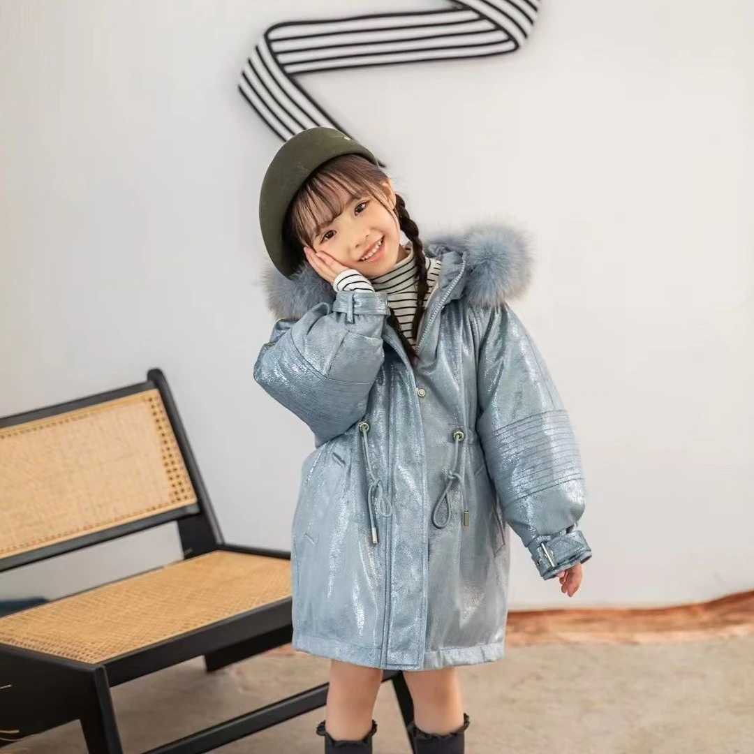 QZ-1035款（现货）女童冬款羽绒服