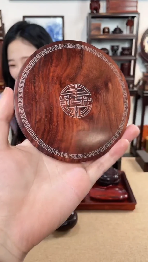 紫檀木类成套家具杯垫