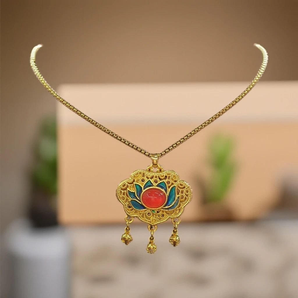 {云南会展甄选王会长专属}dzjz110时尚精美如意锁