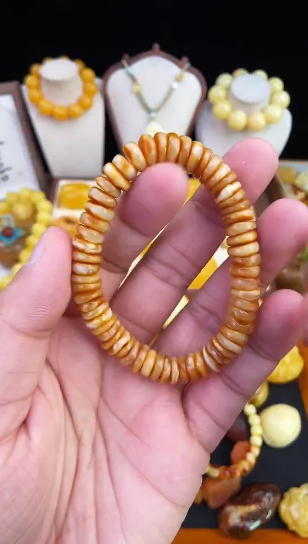 琥珀未镶嵌珠宝奇石柒月