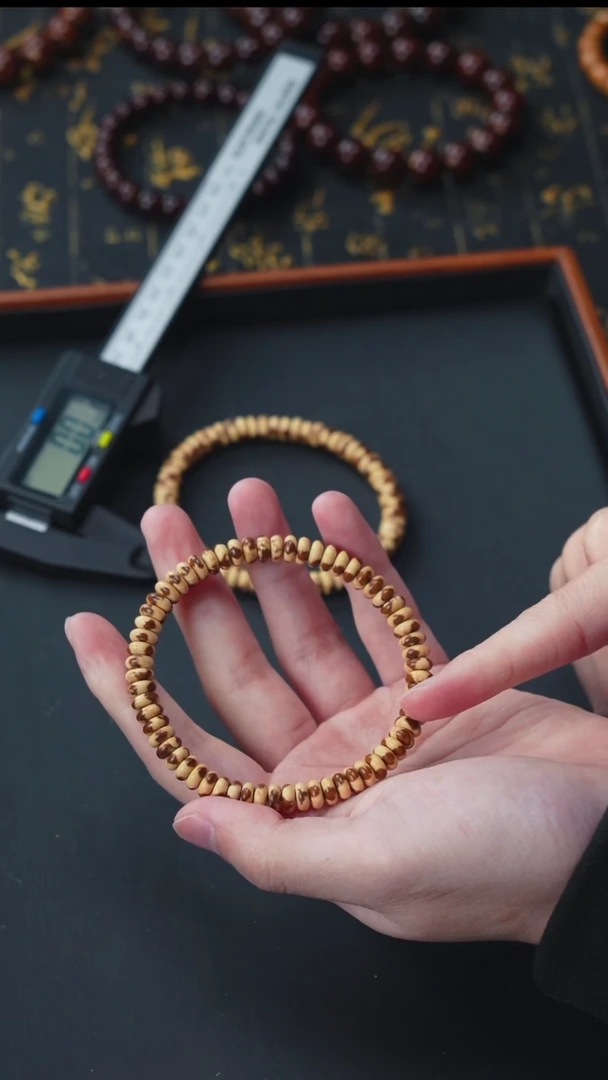 手串紫金鼠实心花皮算盘珠