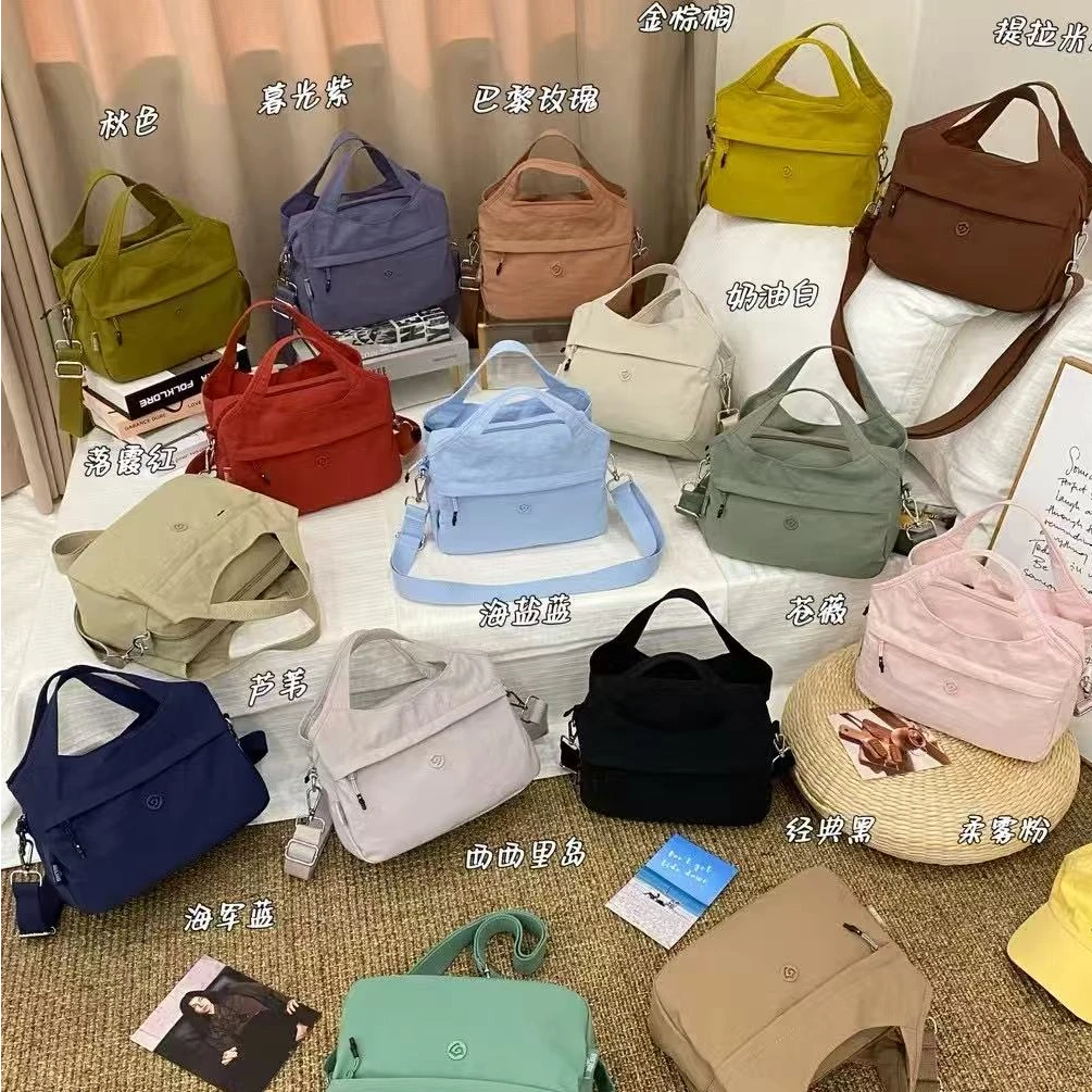 新款韩版云朵系列多口袋隔层斜挎包简约百搭防水单肩包夏季手提包