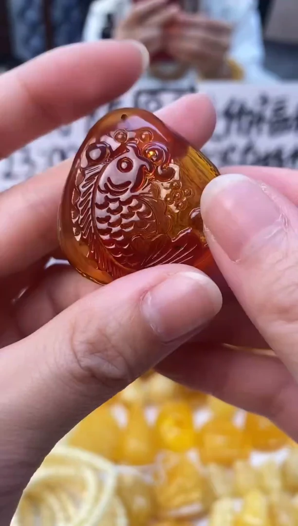 裸石琥珀未镶嵌天然琥珀蜜蜡