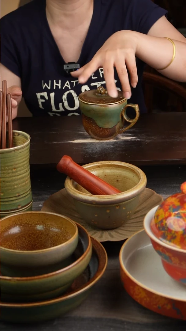 碗微瑕景德镇手工高温餐具