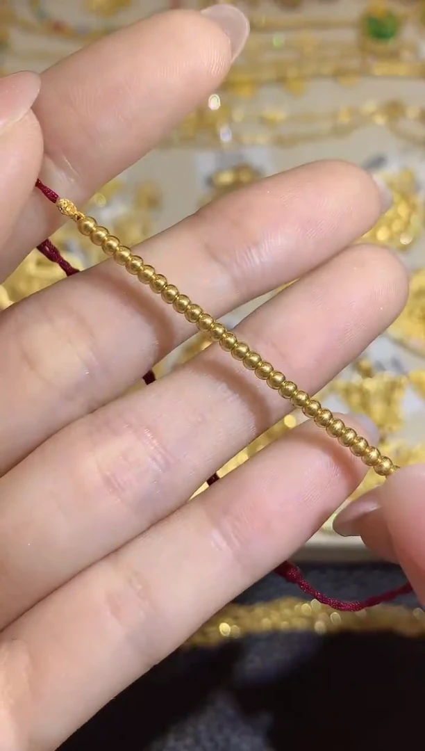 手链定制足金C3多样性发货一件